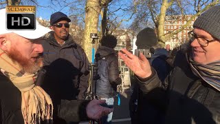 You support Tommy Robinson!? Hamza Vs Steve (Atheist) | Speakers Corner | Hyde Park
