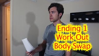 Alternate Ending 1 -  Body Swap Work Out  m2f