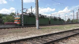Электровоз ВЛ80С-683 с приветливой бригадой / Electric lokomotive VL80S-683 with friendly crew