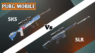 Sks vs Slr Pubg mobile DMR comparison | Kon hai ?dumdaar | Pubg mobile Hindi