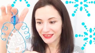 Елочная игрушка своими руками. Ангел из проволоки