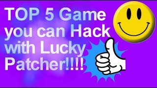 Top 5 Best online games you can hack with lucky patcher 2019?
