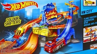 Hot Wheels Flame Fighters Track Cartoon for Kids