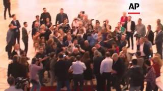 Mike Tyson mobbed in Romania