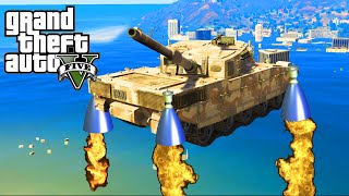 GTA 5 PC Mods - RHINO TANK JETPACK MOD! GTA 5 Jetpack Mod Gameplay! (GTA 5 Mods)