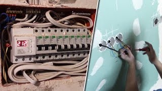 Разводка электрики на кухне. Часть2