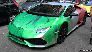 Lion's Run Supercars Rally 2016 LOUD Sounds - Huracan Akrapovic, C63 BS, R8 Capristo & More!