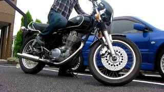 SR400 初心者の(練習)キックスタートでケッチン喰らってみた
