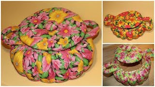 Как сшить коробку (кастрюльку) из ткани своими руками / Fabric Box & Basket - DIY Sewing Tutorial