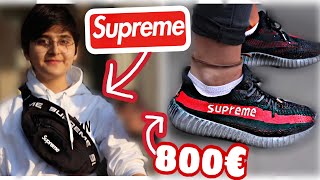 DER SUPREME YEEZY FÜR 800€ ??? | WIE VIEL IST DEIN OUTFIT WERT  ?? | STREET UMFRAGE | MAHAN