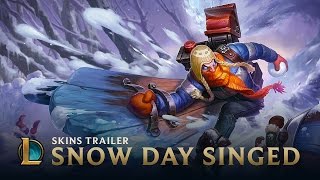 Snow Day Singed | Skins Trailer - League of Legends