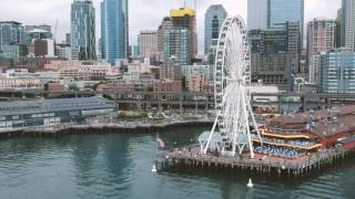 DJI Spark Cinematic Video Footage | Seattle Great Wheel