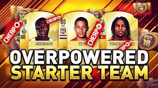 BEST CHEAP OVERPOWERED STARTER SQUAD BUILDER FOR FUT CHAMPIONS! ? FIFA 18 ULTIMATE TEAM