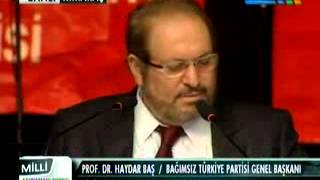 Prof. Dr. Haydar Baş'ın Kahramanmaraş konuşması