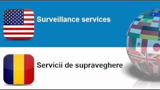 Learn Romanian vocabulary #Topic = Security services