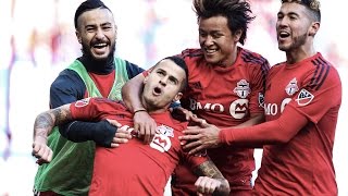 Giovinco Rides a Motorcycle at Red Bull Arena