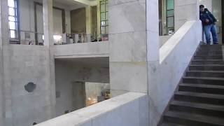 Станция Партизанская - скульптура партизанов и выход в Измайлово  | Московский метрополитен