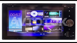 Штатная магнитола Toyota универсальная 2DIN (200x100мм) Windows CE без GPS NE-6952