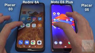 ? Xiaomi Redmi 8A e Motorola Moto E6 Plus - Speedtest - Português