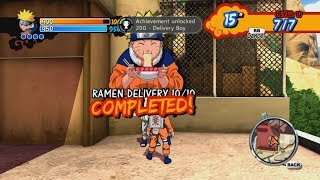 Naruto Rise of A Ninja Walkthrough Part 49 - Ramen Delivery Level 9-10 Gameplay 1080p Xbox 360