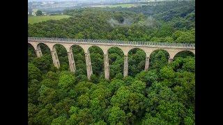 Hownsgill Viaduct and Caves : Epic  : Consett : DJi Phantom 3 Professional