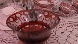 Покупки с блошиного рынка. Фарфор , старинный хрусталь .