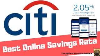 CITI 2.05% : THE BEST ONLINE SAVINGS RATE