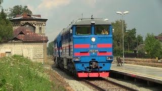 Тепловоз 2ТЭ116-1078 + дизель-поезд ДР1А-243/242 / 2TE116-1078+DR1A-243/242