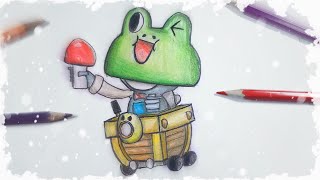 НOW TO DRAW LEONARDO CARL FROM BRAWL STARS FROM BRAWL STARS STARS ON REAL LIFE