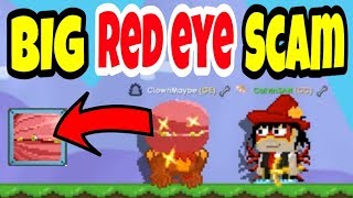 NEW BIG EYE SCAM TRICK !!! [BEWARE] !!! - Growtopia