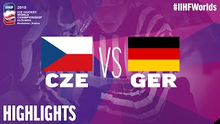 Czech Republic vs. Germany - Quarter-final - Game Highlights - #IIHFWorlds 2019