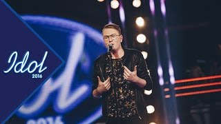 Jesper Petersson sjunger All of me i Idol 2016 - Idol Sverige (TV4)