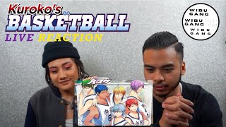 KUROKO'S BASKETBALL ANIME LIVE REACTION.....MAMBA FOREVER