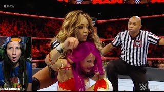 WWE Raw 5/22/17 Sasha Banks vs Alicia Fox