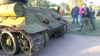 T-34 START COLD ENGINE