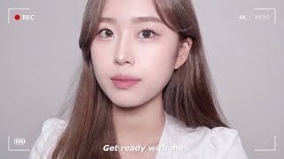 GRWM 여름맞이 헤어 변신 후 겟레디윗미 ‍ ️ 정신없는 10분컷 초스피드 메이크업 | 쿨톤 색조 추천 | get ready with me