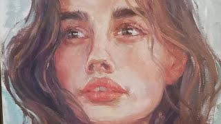 Как рисовать портрет маслом
