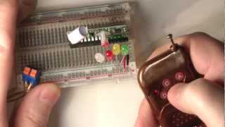 Пульт радиоуправление 4 кнопки Wireless RF Remote control Controller