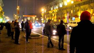 Акция протеста против введения пошлины на автомобили 20.12.2013