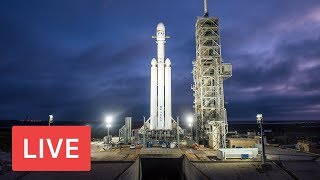 WATCH NOW: SpaceX to Launch Falcon Heavy Rocket #MarsRocket @3:45pm EST delayed