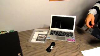 Unboxing Sony Vaio T Series 13 Ultrabook SVT13125CXS Intel® Core™ i5-3317U
