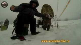 Рыбалка в Савельево 02 февраля 2013. Костя рыбак.