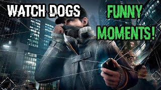 Watch Dogs Funny Moments! - (Bike Skills, Sneaky Mission, Train massacre!)