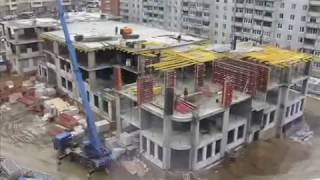 Ускоренное видео, стройка,    1 год за 75 секунд
