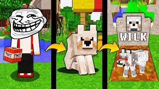 JAK TROLLOWAĆ WILKA W MINECRAFT! || MINECRAFT TROLL!