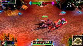 Blackthorn Shyvana LoL Custom Skin ShowCase