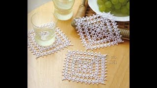Вяжем салфетку крючком. МК.