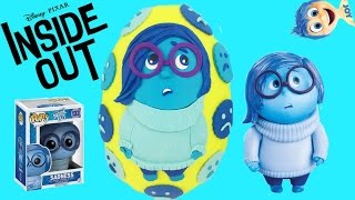 Disney Pixar's Inside Out Sadness Play Doh Surprise Egg! Funko Vinyl Pop! Mystery Minis! Tsum Tsum!
