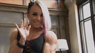 FBB Muscle Babe Flexing and Posing