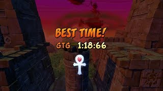 Crash Bandicoot - N. Sane Trilogy - Platinum Time Trial #10: The Lost City - 1:18:66